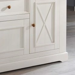 Landhaus Sideboard Elvelina Mit 201 Cm Breite -Landuva Shop landhaus sideboard mit 201 cm breite aus massivholz elvelina 05