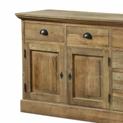 Landhaus Sideboard Trevisio Aus Teak Massivholz -Landuva Shop landhaus sideboard teak massivholz 250 cm trevisio 06