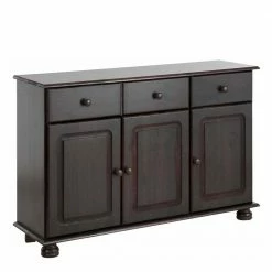 Landhausstil Kommode In Wenge Braun - Truscava