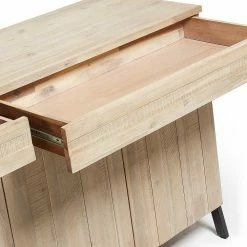 Loft Design Anrichte Delamoto Akazie Und Stahl -Landuva Shop loft design anrichte akazie und stahl 4 tuerig und zwei schubladen delamoto 04