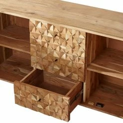 Markantes Design-Sideboard Aus Akazie - Seytran 6 Markantes Design-Sideboard Aus Akazie - Seytran -Landuva Shop markantes design sideboard aus akazie massivholz 140x79x40 seytran 04