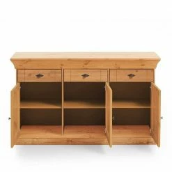 Massivholz Sideboard Piatra Im Landhausstil -Landuva Shop massivholz sideboard landhausstil kiefer piatra 02