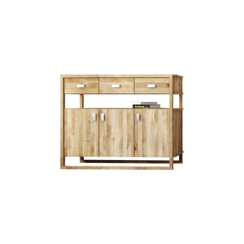 Massivholz Sideboard Anuala aus Wildeiche geölt Massivholz Sideboard Anuala Aus Wildeiche Geölt -Landuva Shop massivholz sideboard wildeiche geoelt 100 cm hoch anuala f