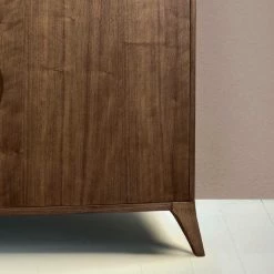 Mid Century Kommode Aus Nussbaum - Zyamonicus -Landuva Shop mid century kommode aus nussbaum massivholz lackiert zyamonicus 03