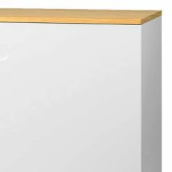 Mid Century Sideboard In Weiß & Eiche Vudian Ohne Griffe 6 Mid Century Sideboard In Weiß & Eiche Vudian Ohne Griffe -Landuva Shop mid century sideboard in weiss eiche ohne griffe vudian 04