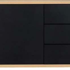 Moderne Anrichte In Schwarz & Eichefarben Chicron Ohne Griffe 6 Moderne Anrichte In Schwarz & Eichefarben Chicron Ohne Griffe -Landuva Shop moderne anrichte in schwarz eichefarben ohne griffe chicron 04