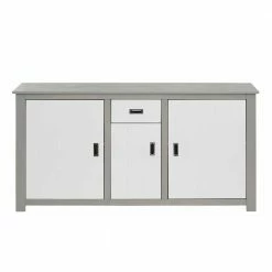 Moderne Esszimmer Kommode In Weiß & Grau - Lurgeno 4 Moderne Esszimmer Kommode In Weiß & Grau - Lurgeno -Landuva Shop moderne esszimmer kommode in weiss grau aus kiefer massivholz lurgeno 02