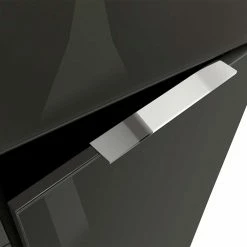 Moderne Kommode Mit 4 Schubladen & Tür - Scremma 6 Moderne Kommode Mit 4 Schubladen & Tür - Scremma -Landuva Shop moderne kommode mit 4 schubladen tuer in anthrazit glas eiche dekor scremma 04