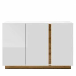 Moderne Kommode Mit Drei Türen - Myrda -Landuva Shop moderne kommode mit drei tueren sockelgestell 138x91x40 myrda 02