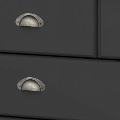 Moderne Landhaus Kommode Mit 9 Schubladen - Candusa 5 Moderne Landhaus Kommode Mit 9 Schubladen - Candusa -Landuva Shop moderne landhaus kommode mit 9 schubladen in schwarz kieferfarben candusa 03