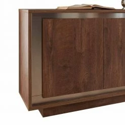 Modernes Sideboard Mit Rahmen Edelstahl - Adikos 4 Modernes Sideboard Mit Rahmen Edelstahl - Adikos -Landuva Shop modernes sideboard mit rahmen edelstahl dekor eiche 4 tuerig adikos 02
