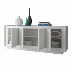Modernes Sideboard Mit Vier Türen - Harmons 4 Modernes Sideboard Mit Vier Türen - Harmons -Landuva Shop modernes sideboard mit vier tueren in weiss 207 cm breit harmons 02