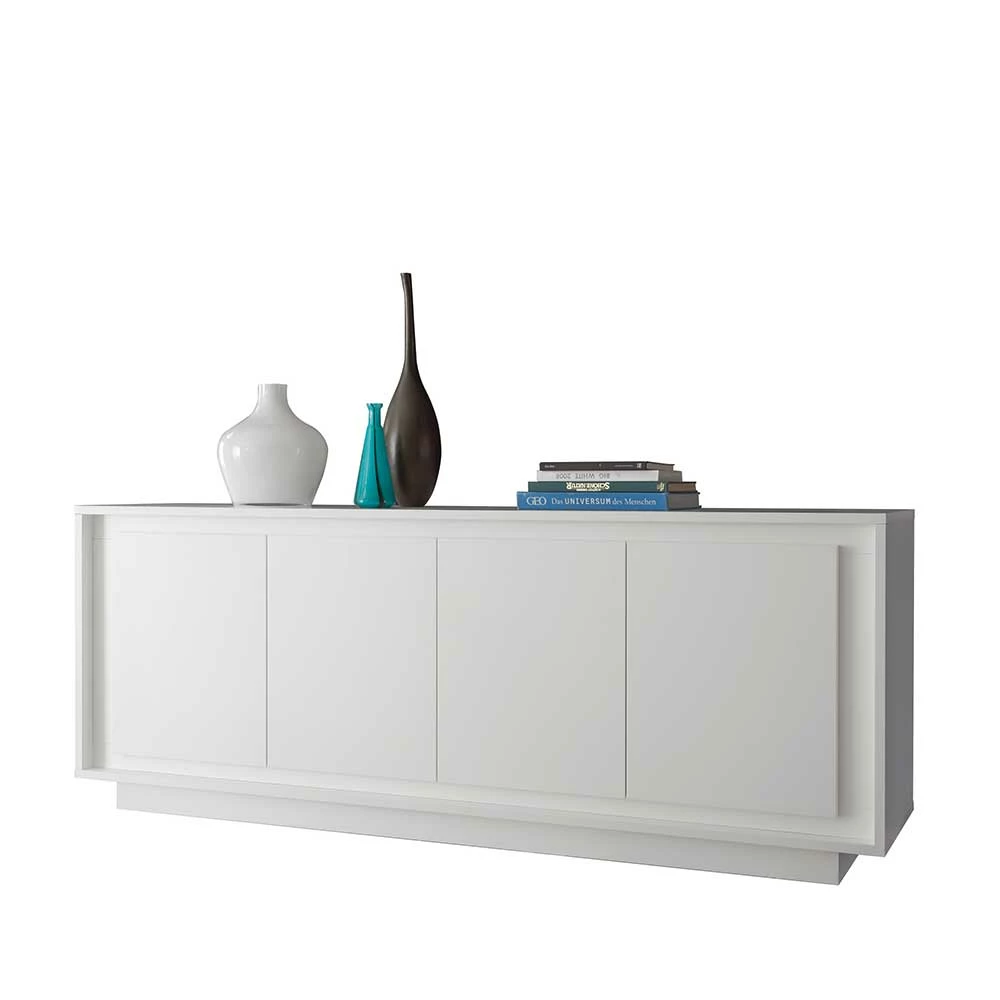 Modernes Sideboard mit vier Türen - Harmons Modernes Sideboard Mit Vier Türen - Harmons -Landuva Shop modernes sideboard mit vier tueren in weiss 207 cm breit harmons f