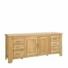 Modernes Wildeiche Sideboard Massiv - Miarizia 1 Modernes Wildeiche Sideboard Massiv - Miarizia -Landuva Shop modernes wildeiche sideboard massiv mit metallgriffen 202x85x47 cm miarizia f
