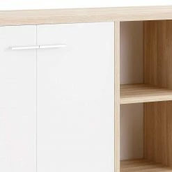 Niedriger Aktenordnerschrank In Weiß & Eiche - Xedno 5 Niedriger Aktenordnerschrank In Weiß & Eiche - Xedno -Landuva Shop niedriger aktenordnerschrank in weiss eiche made in germany xedno 03