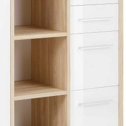 Niedriger Aktenordnerschrank In Weiß & Eiche - Xedno 6 Niedriger Aktenordnerschrank In Weiß & Eiche - Xedno -Landuva Shop niedriger aktenordnerschrank in weiss eiche made in germany xedno 04