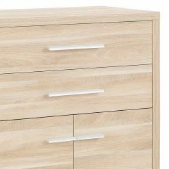 Niedriger Bürorschrank Für Ordner In Eiche - Xedno 5 Niedriger Bürorschrank Für Ordner In Eiche - Xedno -Landuva Shop niedriger buerorschrank fuer ordner in eiche nachbildung 118x111x40 xedno 03