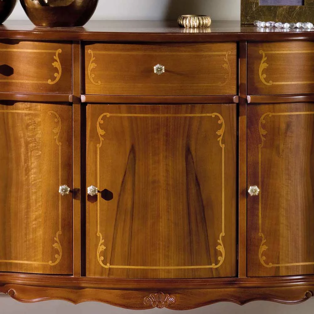 Nussbaumfarbenes Sideboard Dentro Im Barock Design 5 Nussbaumfarbenes Sideboard Dentro Im Barock Design – Bild 3