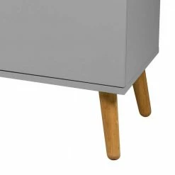 Push-2-Open Sideboard In Grau & Eichefarben Revanio 192cm Breit -Landuva Shop push 2 open sideboard in grau eichefarben 192cm breit revanio 03