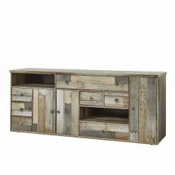 Shabby Sideboard Curacon In Grau Treibholz Dekor