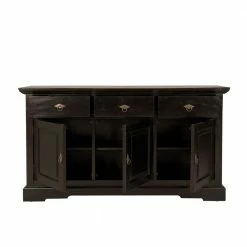 Sideboard Polenta Aus Akazie Massivholz -Landuva Shop sideboard akazie massivholz kolonialstil polenta 05