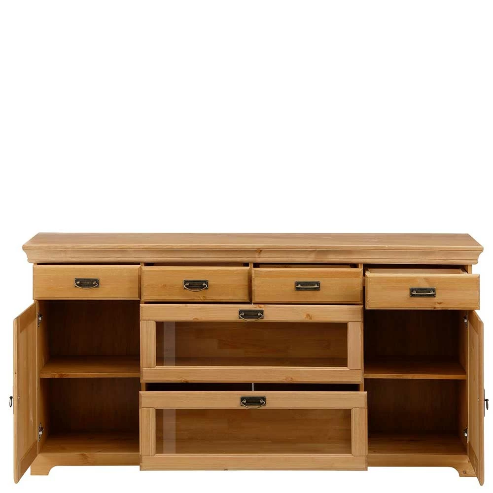 Sideboard aus Kiefer - modernes Landhaus - Arendu Sideboard Aus Kiefer - Modernes Landhaus - Arendu -Landuva Shop sideboard aus kiefer modernes landhaus mit metallgriffen arendu 02