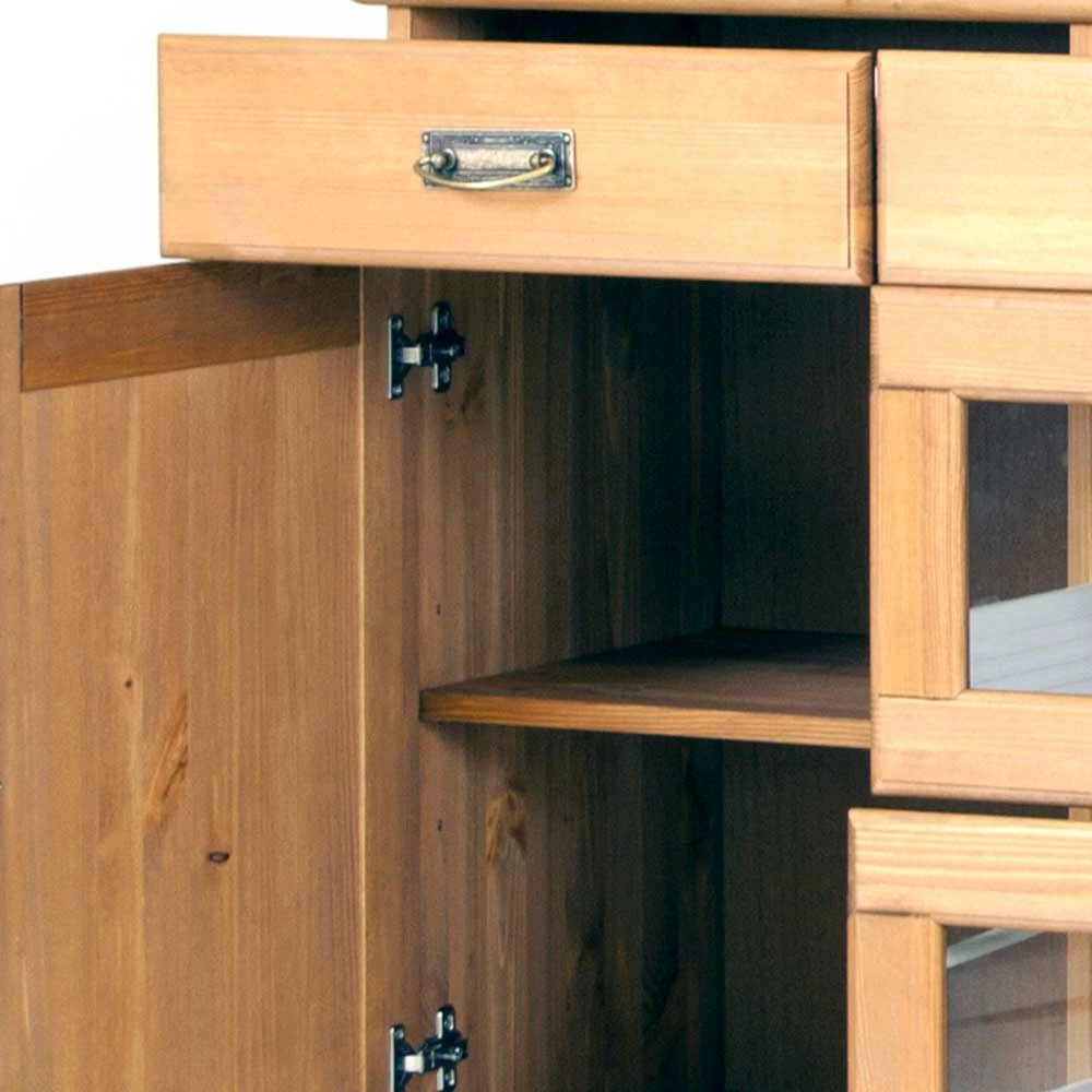 Sideboard aus Kiefer - modernes Landhaus - Arendu Sideboard Aus Kiefer - Modernes Landhaus - Arendu -Landuva Shop sideboard aus kiefer modernes landhaus mit metallgriffen arendu 05