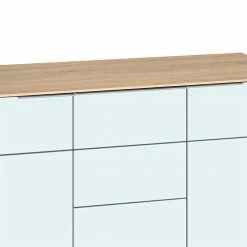Sideboard Lilano In Eiche Sonoma Weiß 5 Sideboard Lilano In Eiche Sonoma Weiß -Landuva Shop sideboard eiche sonoma weiss glas beschichtet lilano 03