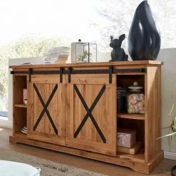 Sideboard Im Mexiko Landhaus Look - Ele 5 Sideboard Im Mexiko Landhaus Look - Ele -Landuva Shop sideboard im mexiko landhaus look aus wildeiche massiv mit metall ele 03