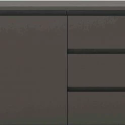 Sideboard In Grau & Gold - Tajibo -Landuva Shop sideboard in grau gold aus mdf mit metall hairpin legs kurz tajibo 04