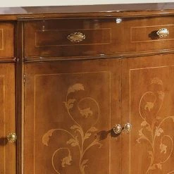 Sideboard In Nussbaum Mit Ranken Dekor - Carlenna -Landuva Shop sideboard in nussbaum mit ranken dekor italienisches design carlenna 03