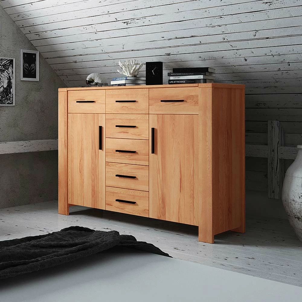 Sideboard Mosniak aus Kernbuche Massivholz Sideboard Mosniak Aus Kernbuche Massivholz -Landuva Shop sideboard kernbuche massivholz 155 cm mosniak 01