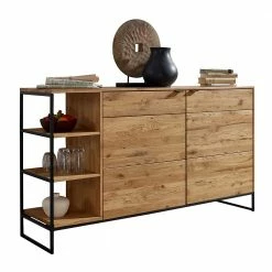 Sideboard Mit 2 Türen & Regal 150x85x40 Cm - Varzado