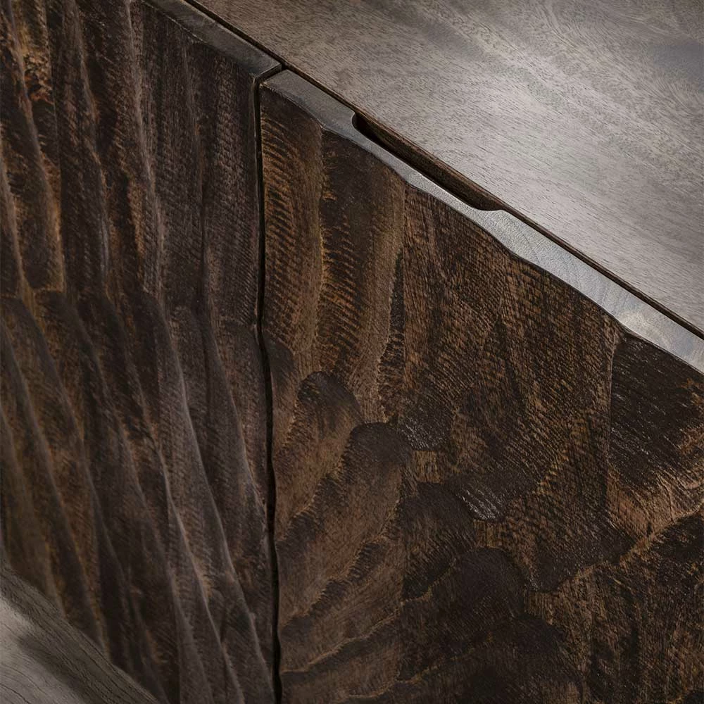 Sideboard mit dekorativer Front Schnitzerei - Silecta Sideboard Mit Dekorativer Front Schnitzerei - Silecta -Landuva Shop sideboard mit dekorativer front schnitzerei aus massivholz mit metallbeinen silecta 04