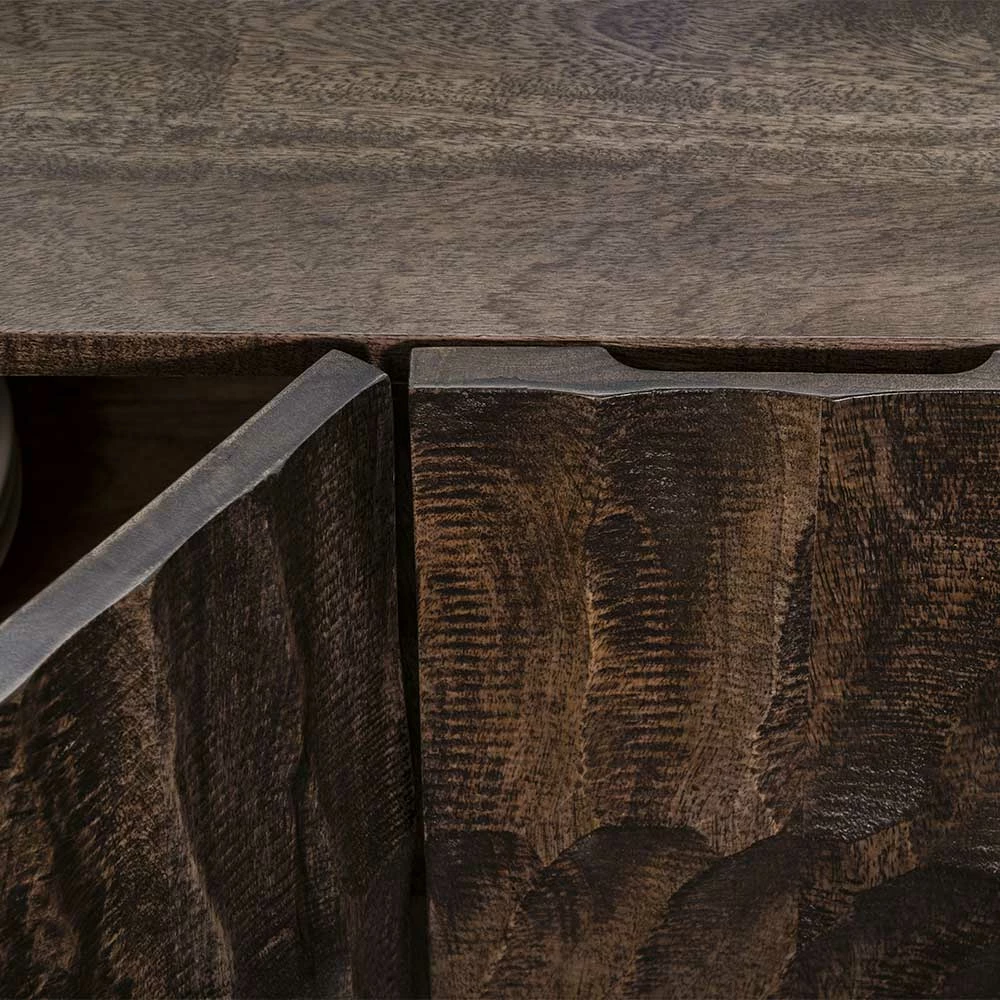 Sideboard mit dekorativer Front Schnitzerei - Silecta Sideboard Mit Dekorativer Front Schnitzerei - Silecta -Landuva Shop sideboard mit dekorativer front schnitzerei aus massivholz mit metallbeinen silecta 05