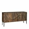 Sideboard Mit Dekorativer Front Schnitzerei - Silecta -Landuva Shop sideboard mit dekorativer front schnitzerei aus massivholz mit metallbeinen silecta f