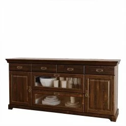 Sideboard Mit Glas Im Kolonialstil - Jurcavs