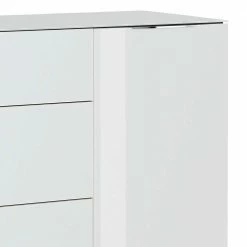 Sideboard Mit Vier Schubladen & Zwei Türen - Hemstri 5 Sideboard Mit Vier Schubladen & Zwei Türen - Hemstri -Landuva Shop sideboard mit vier schubladen zwei tueren in weiss glas mit anthrazit hemstri 03