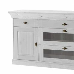 Sideboard Satumare Im Skandinavischen Landhausstil -Landuva Shop sideboard skandinavischen landhausstil weiss kiefer teilmassiv satumare 03