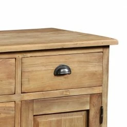 Sideboard Trevisio Aus Teak Massivholz -Landuva Shop sideboard teak massivholz landhaus trevisio 06