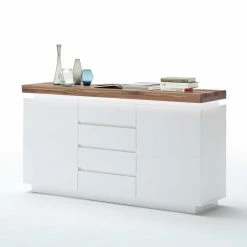 Sideboard Zelda In Weiß -Landuva Shop sideboard weiss dimmbare beleuchtung zelda 05