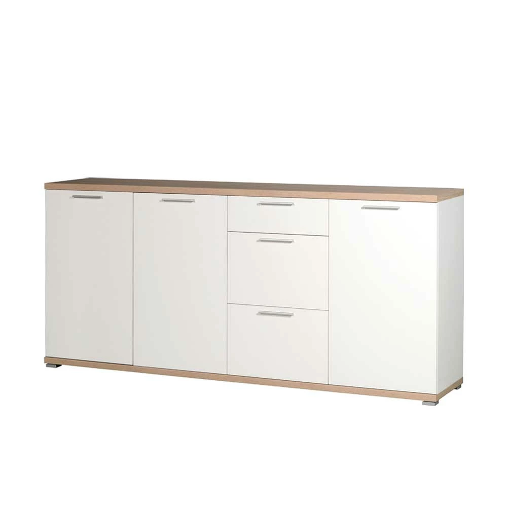 Sideboard Endrew in Weiß Sideboard Endrew In Weiß -Landuva Shop sideboard weiss eiche sonoma endrew f