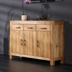 Sideboard Mooney Aus Wildeiche Massivholz