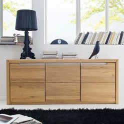 Sideboard Croconia Aus Wildeiche Massivholz -Landuva Shop sideboard wildeiche massivholz hell geoelt croconia 01