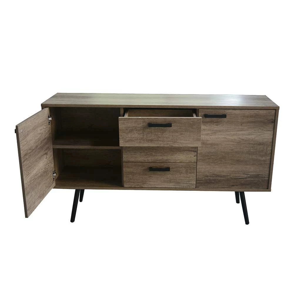 Touchwood Sideboard in Braun - Drondo Touchwood Sideboard In Braun - Drondo -Landuva Shop touchwood sideboard in braun 2 tuerig 3 schubladen drondo 02