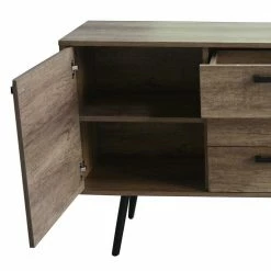 Touchwood Sideboard In Braun - Drondo 5 Touchwood Sideboard In Braun - Drondo -Landuva Shop touchwood sideboard in braun 2 tuerig 3 schubladen drondo 03