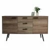 Touchwood Sideboard In Braun - Drondo 1 Touchwood Sideboard In Braun - Drondo -Landuva Shop touchwood sideboard in braun 2 tuerig 3 schubladen drondo f