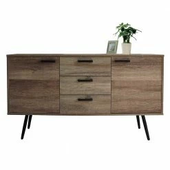 Touchwood Sideboard In Braun - Drondo