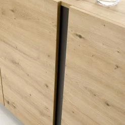 Türen-Kommode Mit Sockelgestell - Lairian -Landuva Shop tueren kommode mit sockelgestell in wildeiche optik dunkelgrau lairian 04