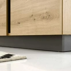 Türen-Kommode Mit Sockelgestell - Lairian -Landuva Shop tueren kommode mit sockelgestell in wildeiche optik dunkelgrau lairian 05